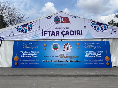 SİİRT BELEDİYESİ, DEPREMZEDE AİLELERİ VE VATANDAŞLARI İFTARDA BULUŞTURDU