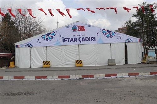 SİİRT BELEDİYESİ, HER GÜN BİN 500 KİŞİYE İFTAR VERECEK